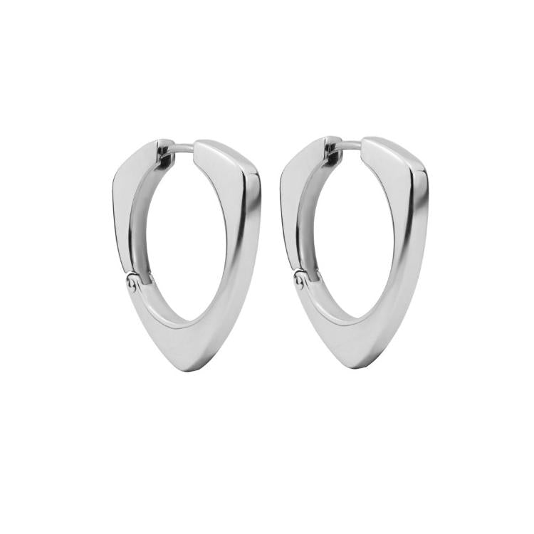 Aries Earrings White Gold