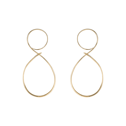 Dorado Earrings Yellow Gold