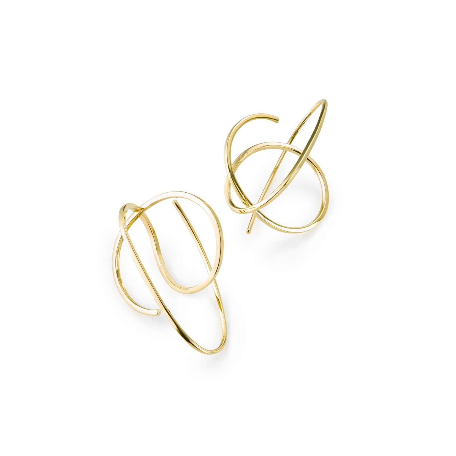 Octans Alpha Earrings Yellow Gold
