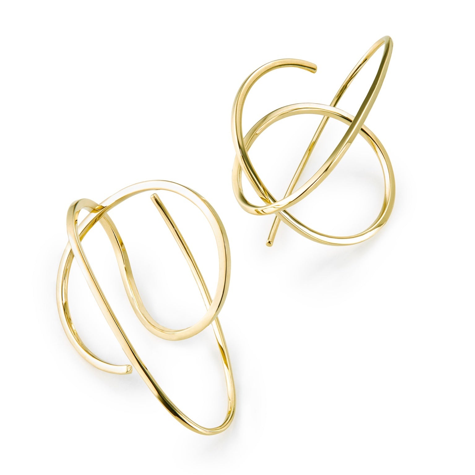 Octans gamma Earrings Yellow Gold